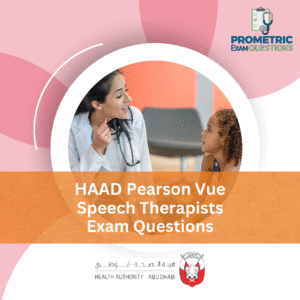 HAAD Pearson Vue Speech Therapist Exam Questions